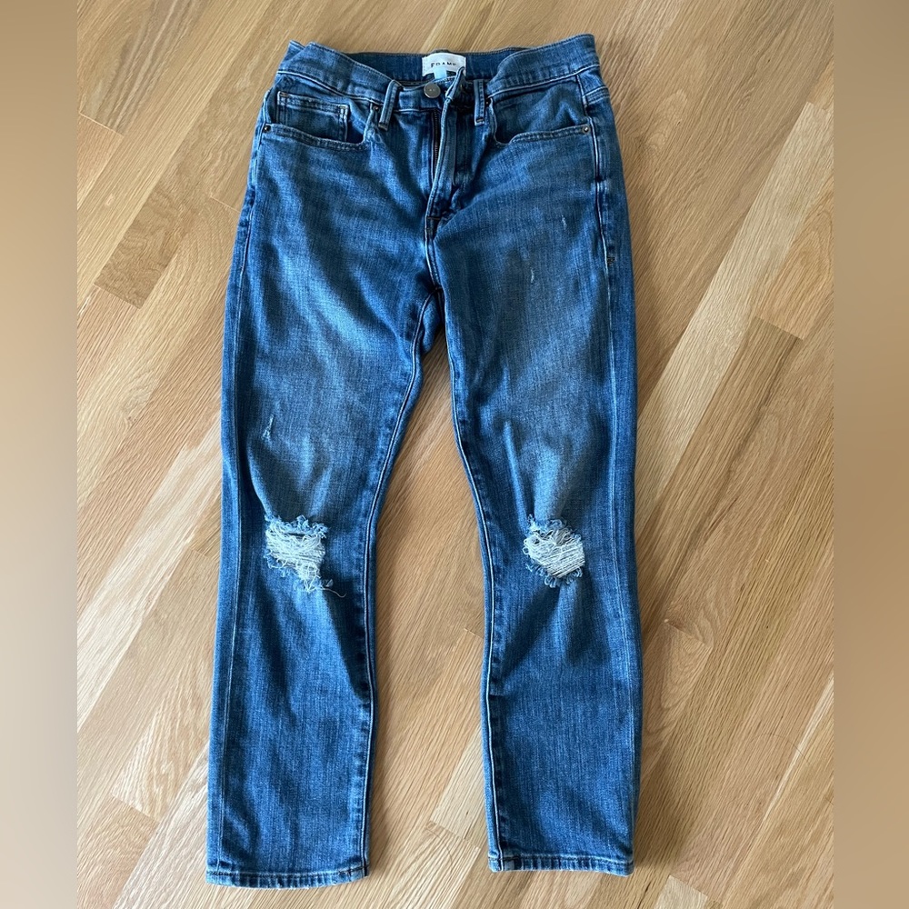 Frame LePixie Destroyed Jean